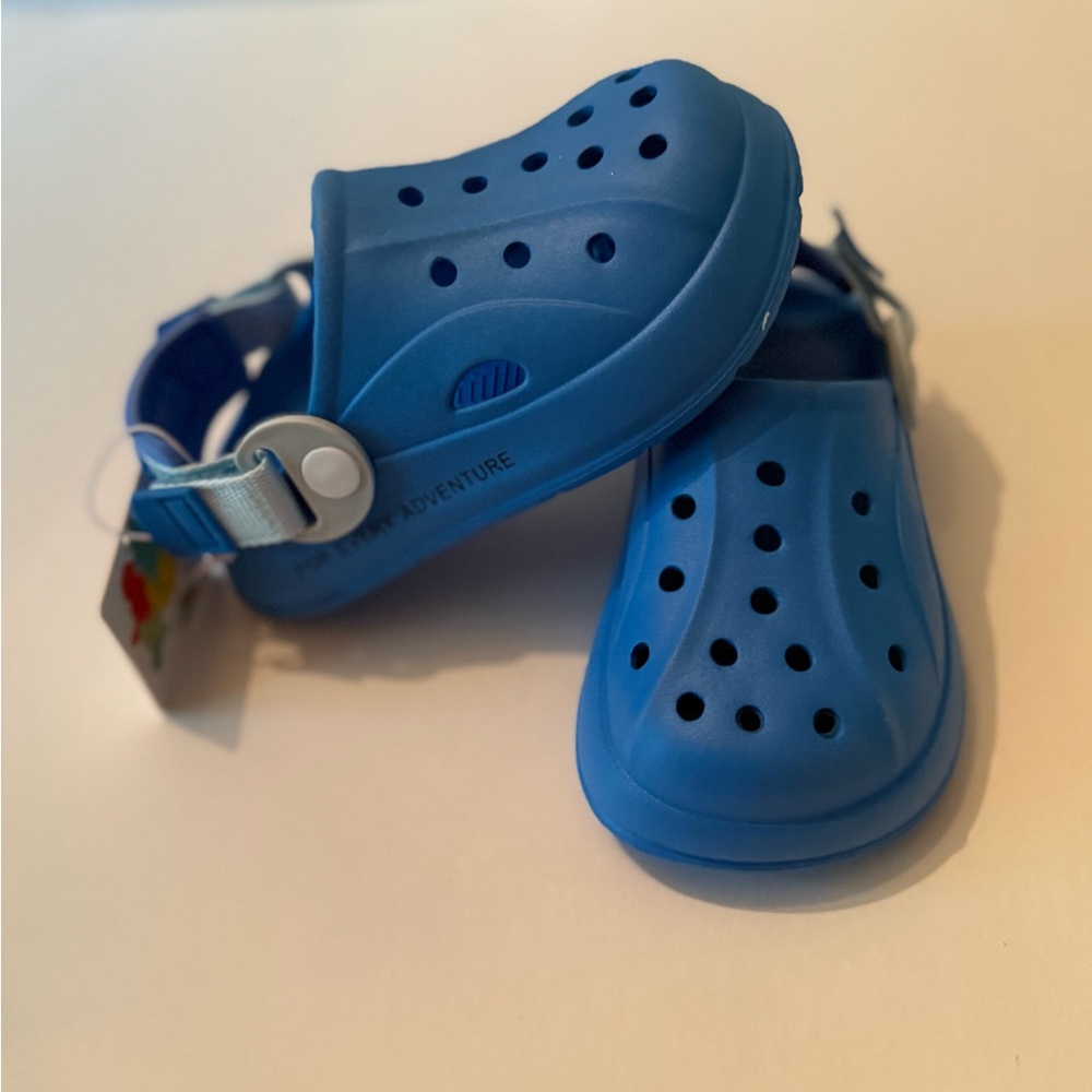 HEVA Blue Clog Sandals NEW - Lightweight Comfort Kids 9